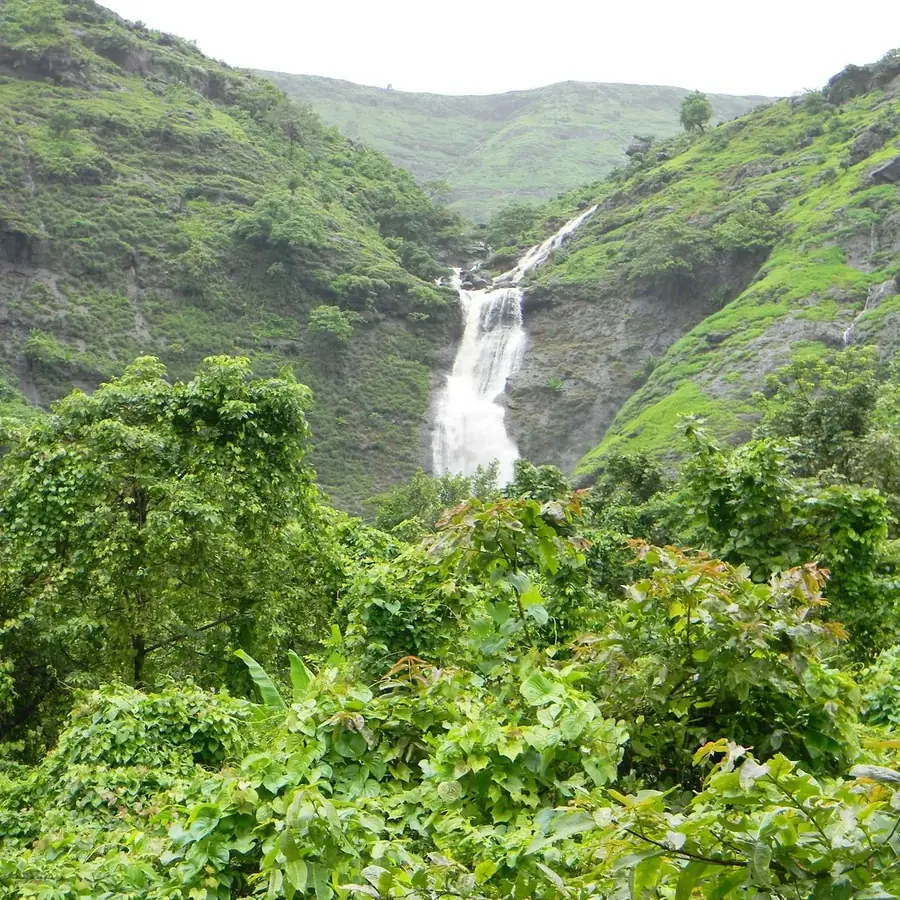 Bhivpuri Waterfall near Karjat during the monsoon